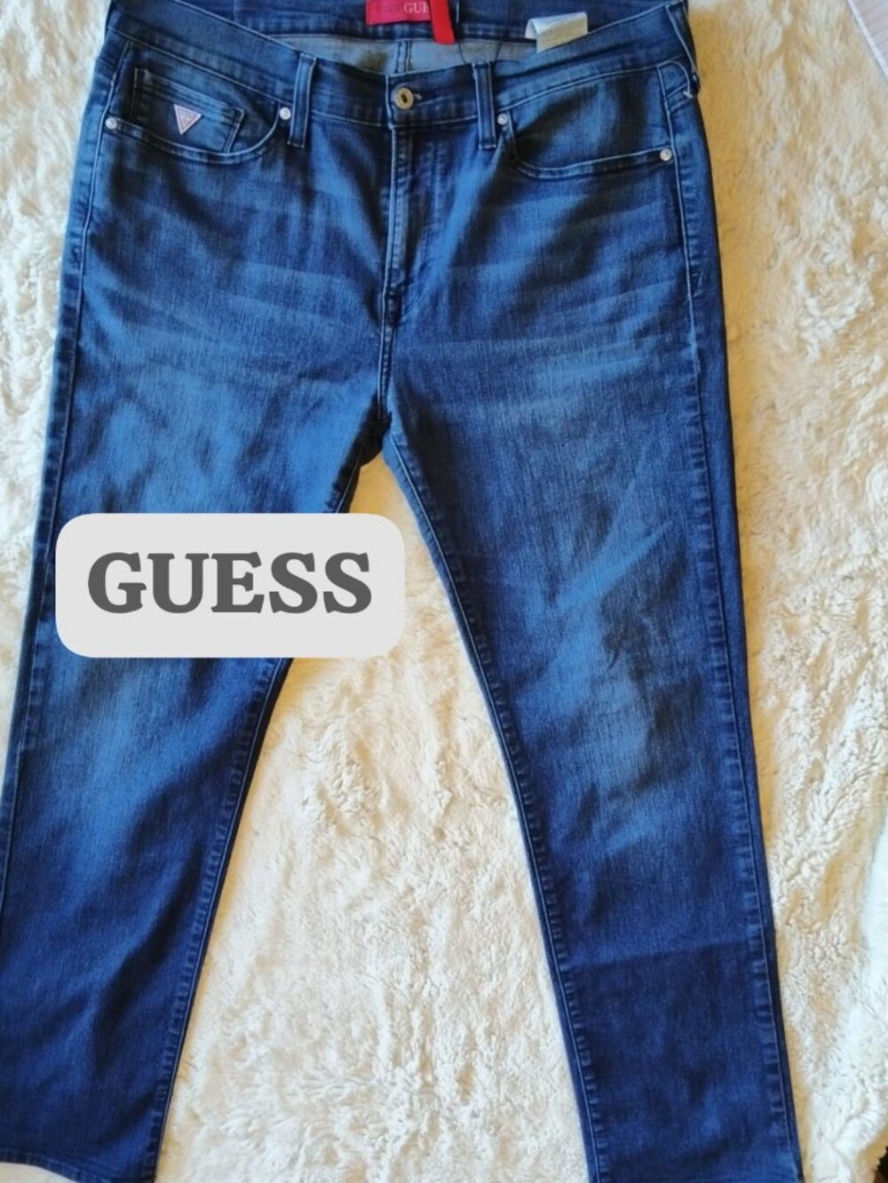 GUESS Men's Lincoln Slim Straight Jeans, Size 36x32 - NWT Blue